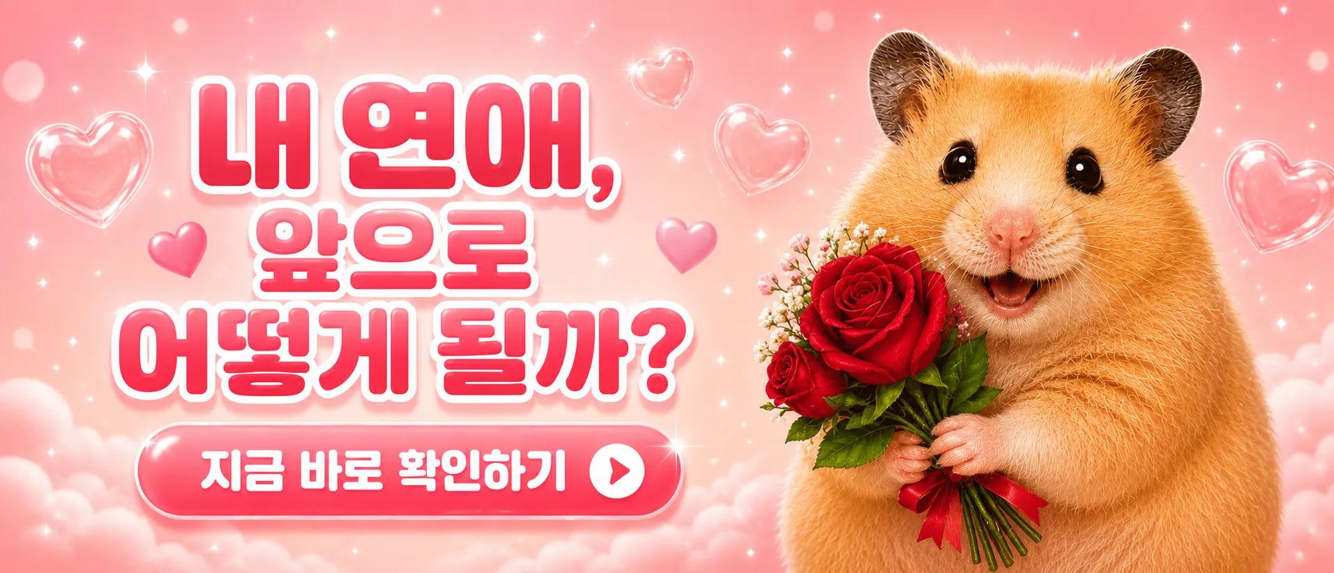 사주 연애운을 살펴보는 햄별이